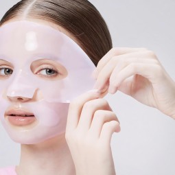 34G Private Label Face Mask Uneven Skin Texture Reduces Fine Lines Peptide Bio Collagen Mask