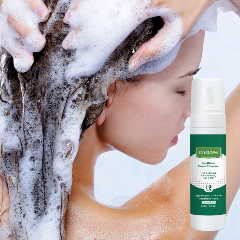 Wholesale Shampoo Body Cleanser for Sensitive Skin Long-Lasting Moisturizing Hydrating No-Rinse Foam Cleanser