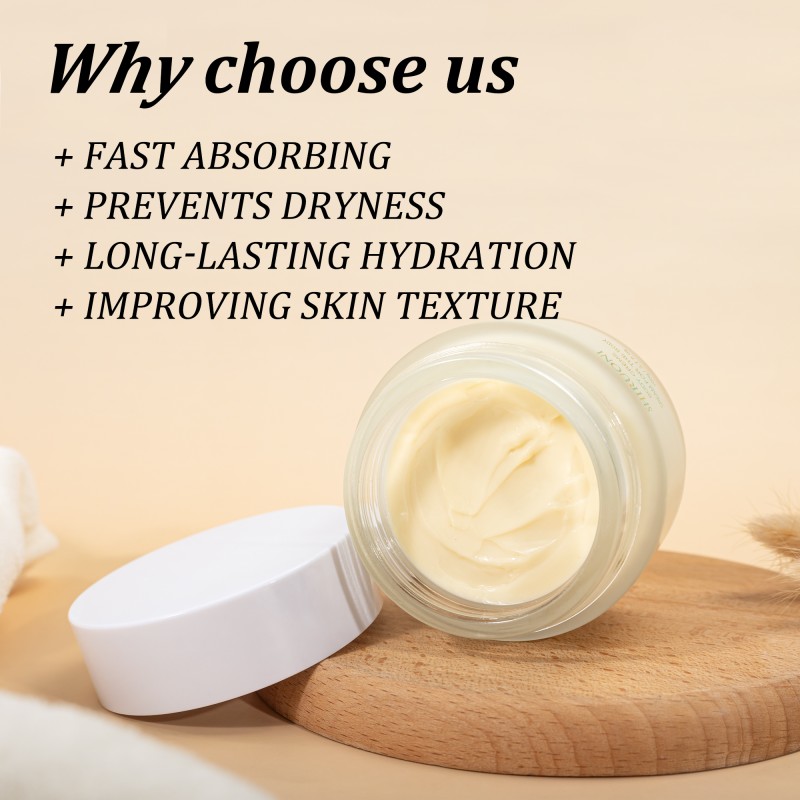 Custom Lightening Body Cream Long-Lasting Hydration Cdsonut Oil Private Label Moisturizing Whipped Body Butter