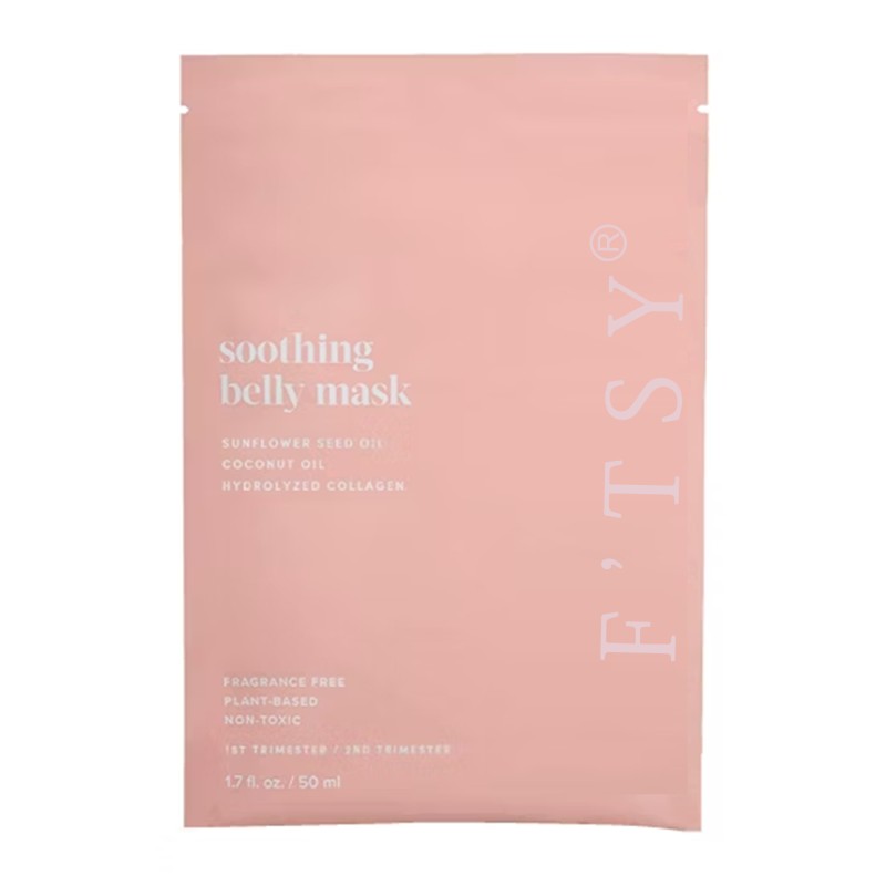 Private Label Against Stretch Mark Maternity Body Skin Care Moisturizing Hydrating Pregnant Soothing Belly Sheet Mask