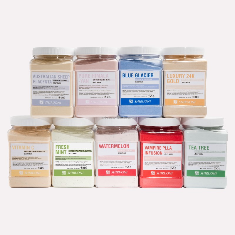 Private Label Jelly Masks Skin Care Whitening Vitamin C Anti-Aging Jelly Facial Mask Powder