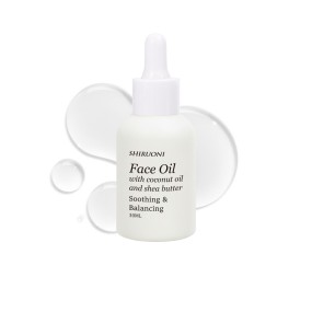 Private Label Face Oil Skin Care Coconut Oil Shea Butter Rosemarry Extract Oil Soothing Balancing Deeply Nourishes Facial Oil