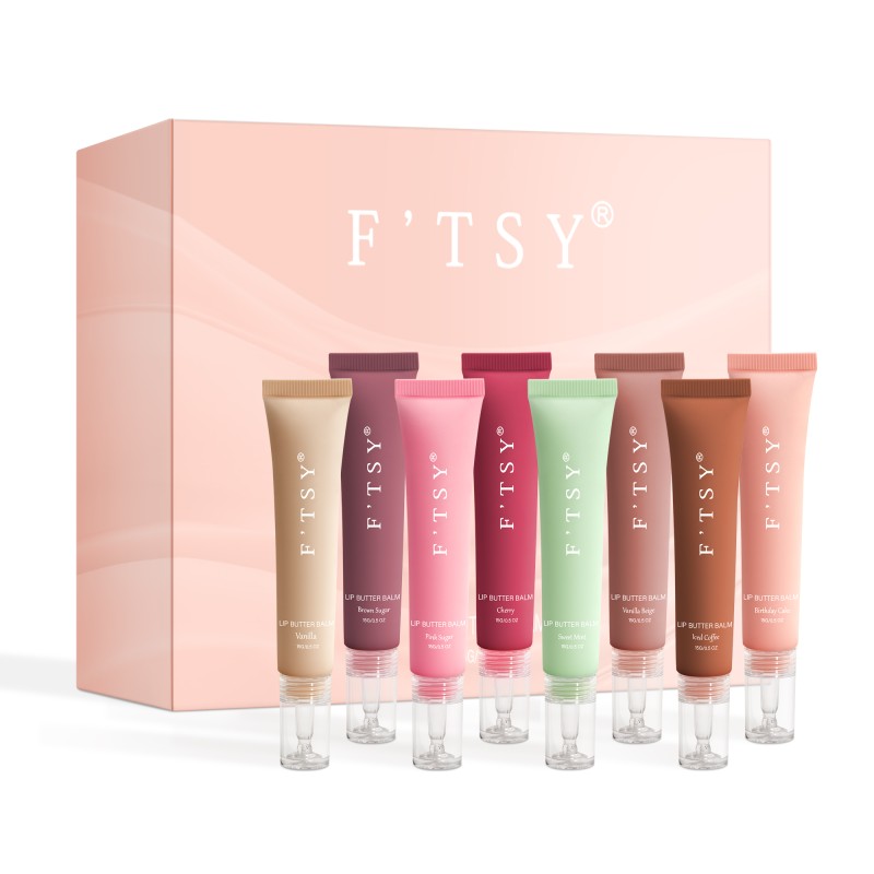 Private Label Lip Care Tinted Glow Plumping Shine Hydration Conditioning Lip Mask Cherry Vanilla Beige Lip Butter Balm