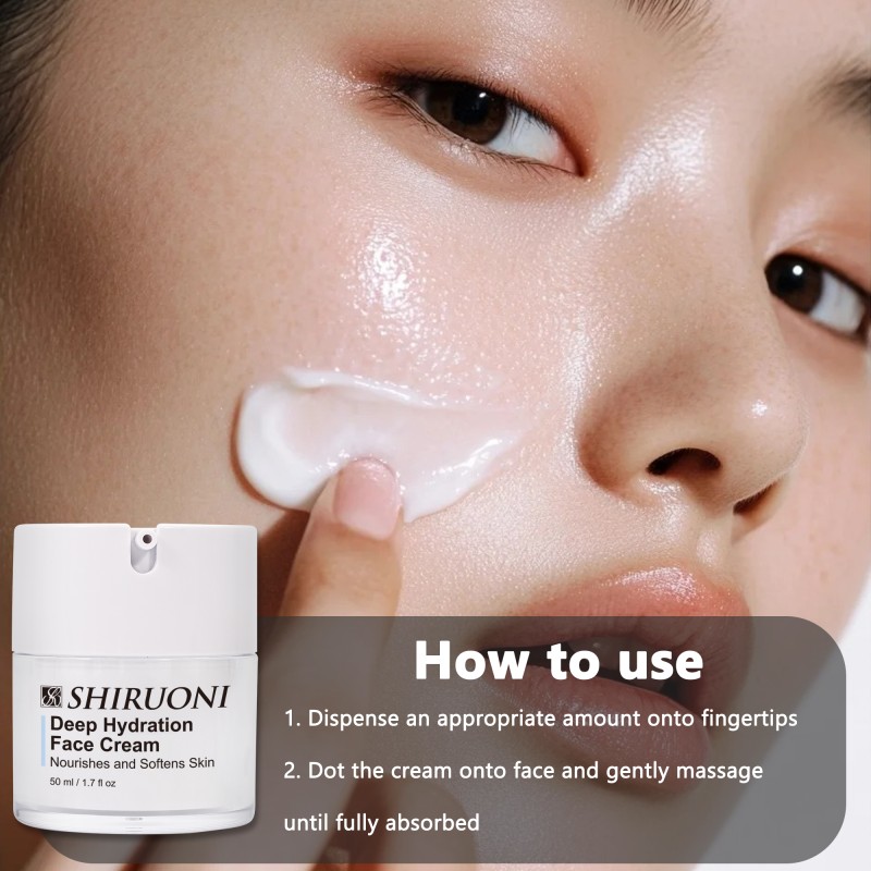 Face Moisturizer Oem Private Label Soothing Calming Hydrating Brightening Shea Butter Whitening Moisturizer