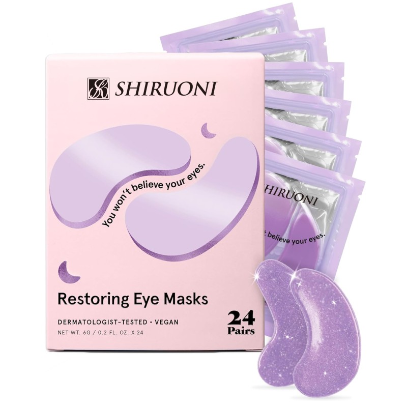 Wholesale Face Care Fade Fine Lines Wrinkles Dark Circles Eye Bags Hyaluronic Acid Under Eye Mask Patches