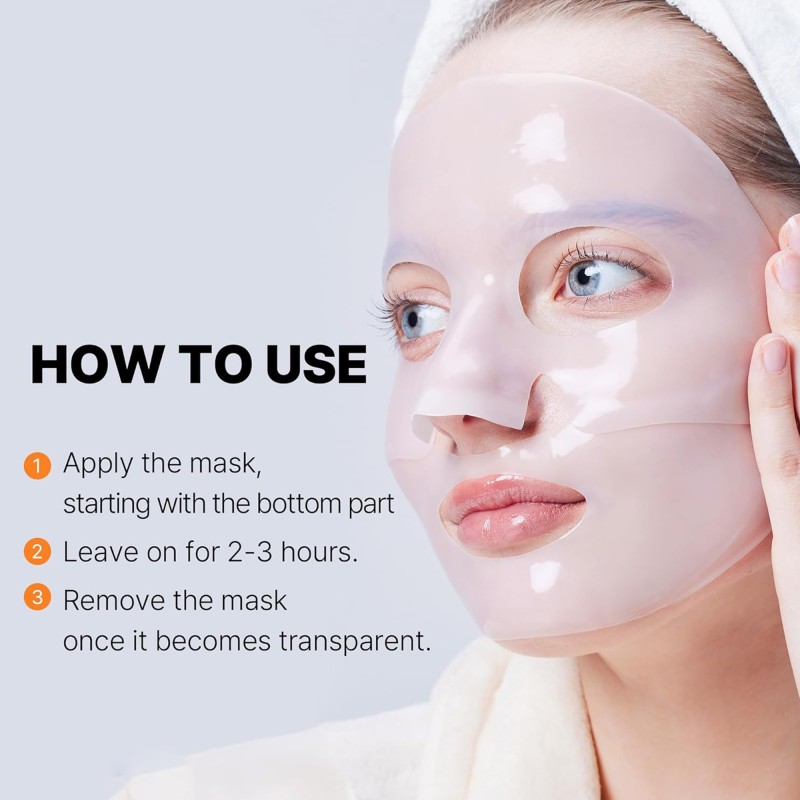 Free Sample Hydrogel Facial Masks Soothing Alpha -Arbutin Bio Collagen Sheet Deep Hydrating Facial Mask