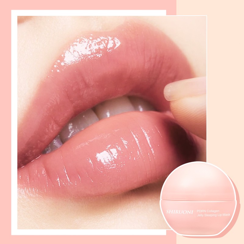 Private Label Long-Lasting Nourishment 24-Hour Intense Hydration Pdrn Collagen Jelly Sleeping Lip Mask