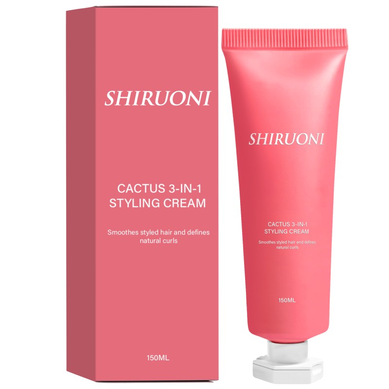 OEM ODM 3-in-1 Defining Curl Hair Styling Cream Smooth Styled Hair and Defines Natural Curls Hair Treatment Product