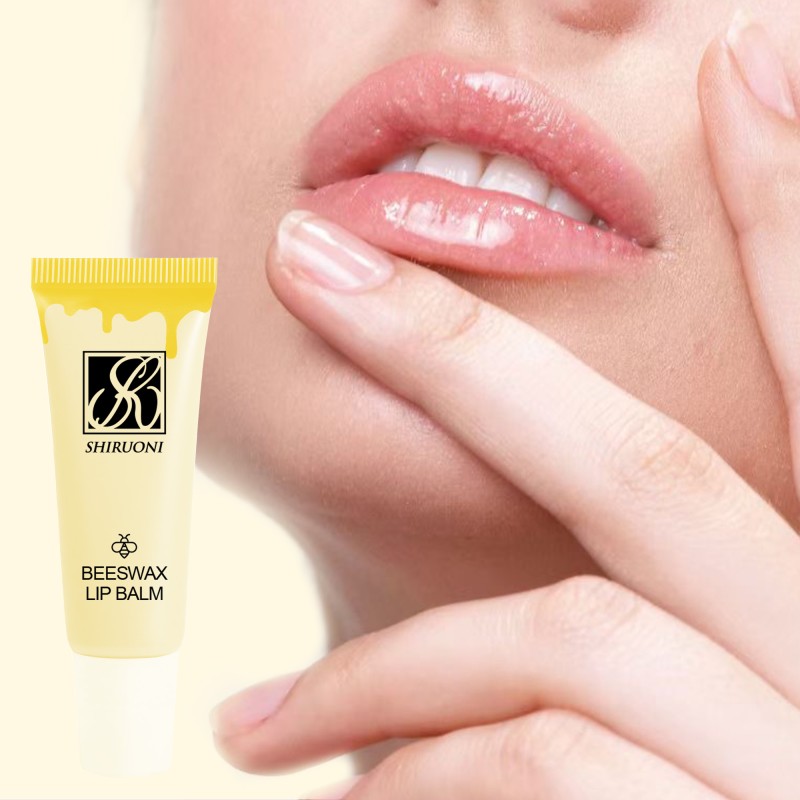 Private Label Hydrating Vegan Natural Custom Logo Beeswax Lip Balm Shea Butter Coconut Oil Lip Balm