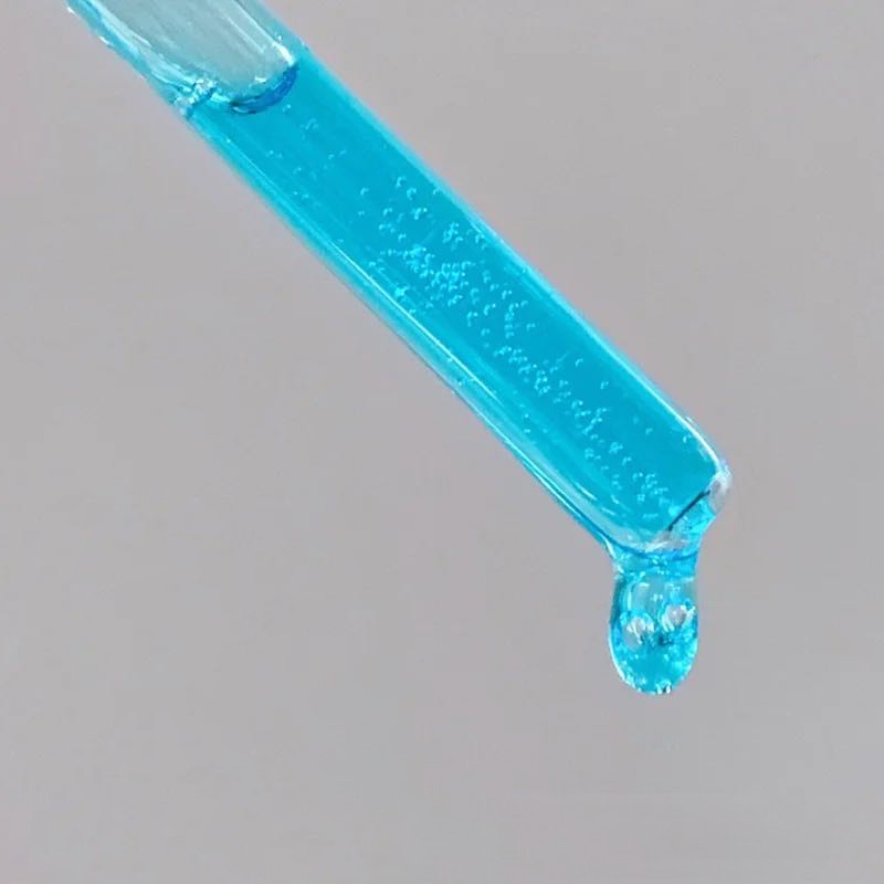 Private Label Organic Anti Wrinkle Firming Blue GHK-Cu Copper Peptide Face Serum for Skincare