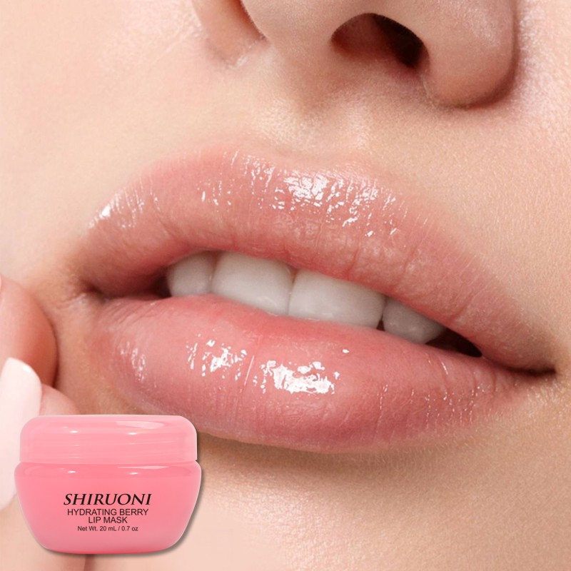 Custom Lip Masks Soothing Hydrating Shea Butter Fine Line Reduction Moisturizing Lip Mask Private Label