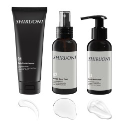 Private Label Cleansing Soothing Face Wash Moisturizing Toner Centella Tea Tree Skin Care Set for Men