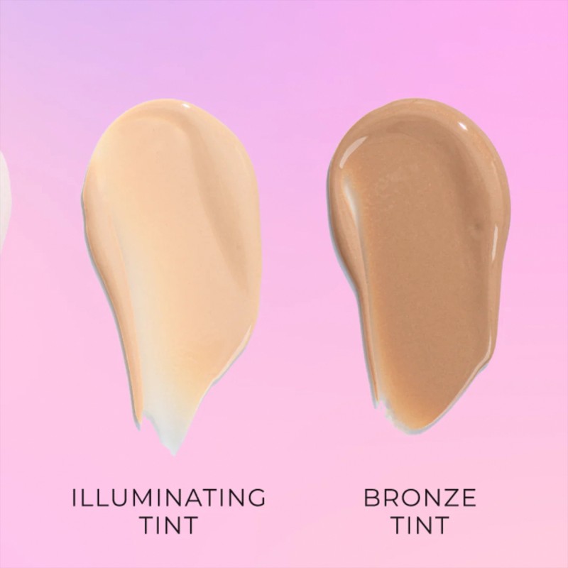 Private Label Glow Illuminating Sun Protection Sunscreen Tinted SPF50 Mineral Glow Serum Drops