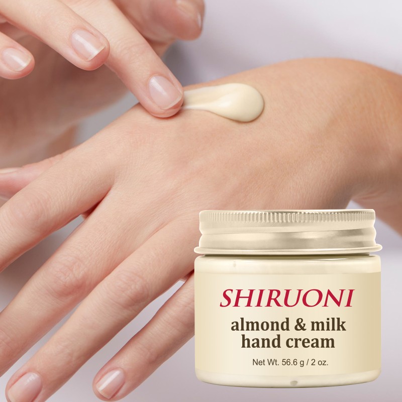 Wholesale Hand Cream for Gift Christmas with Your Logo Deep Moisturization Almond Whitening Hand Cream Lotion