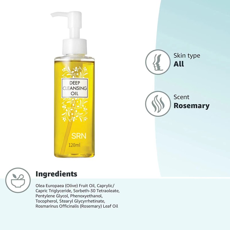 OEM Private Label Face Care Deep Total Cleansing Oil Facial Cleanser Makeup Remover Cleansing Facial Oil for Sensitive Skin