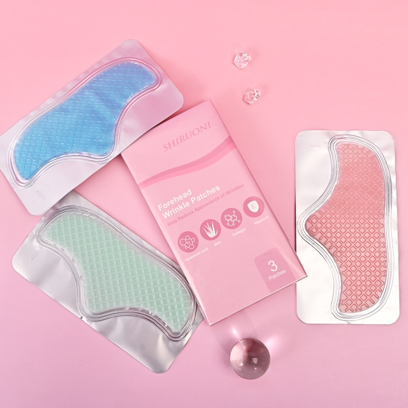 Custom T-Shaped Face Body Mask Soothing Firming Removal Lines Anti Wrinkle Aloe Forehead Patch