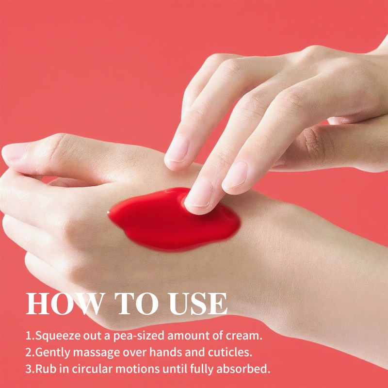 Private Label Hand Cream Own Logo Moisturizing Lightening Christmas Whitening Women's Strawberry Shea Butter Hand Cream