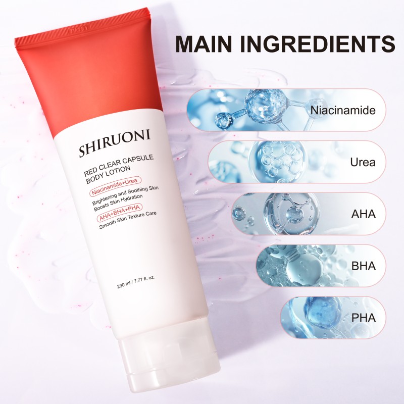 Wholesale Body Lotion Reduce Redness Long-Lasting Brightening Soothing Aha Bha Pha Capsule Body Lotion