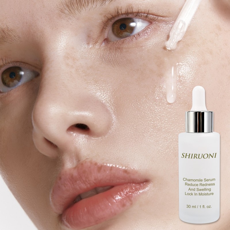 Custom Facial Serum Fine Lines Firming Moisturizing Brightening Deep Hydration Calming Chamomile Serum