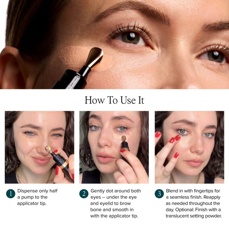 OEM Anti Wrinkle Luminous Eye Corrector SPF 41 Under Eye Color Corrector for Dark Circles Tinted Eye Cream 10ml