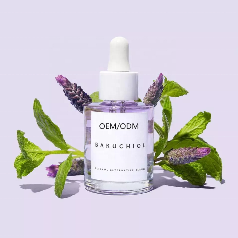 Private Label Skin Care Serum Natural Organic Peptide Face Anti Aging Wrinkle Facial  Bakuchiol Serum