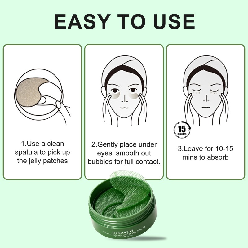 30 Pairs Under Eye Mask Patches Smooth Fine Lines Remove Dark Circles Wrinkles Blueberry Eye Patches Collagen