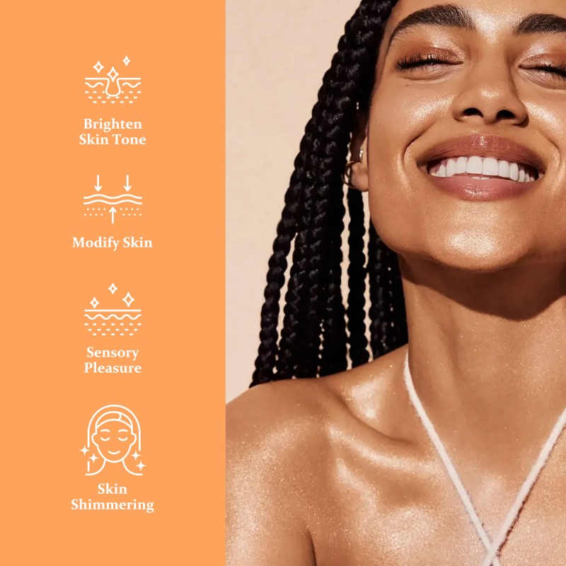 Private Label Custom Body Shimmer for Women Gifts Light Glow Highlighter Moisturizing Brightening Body Gel