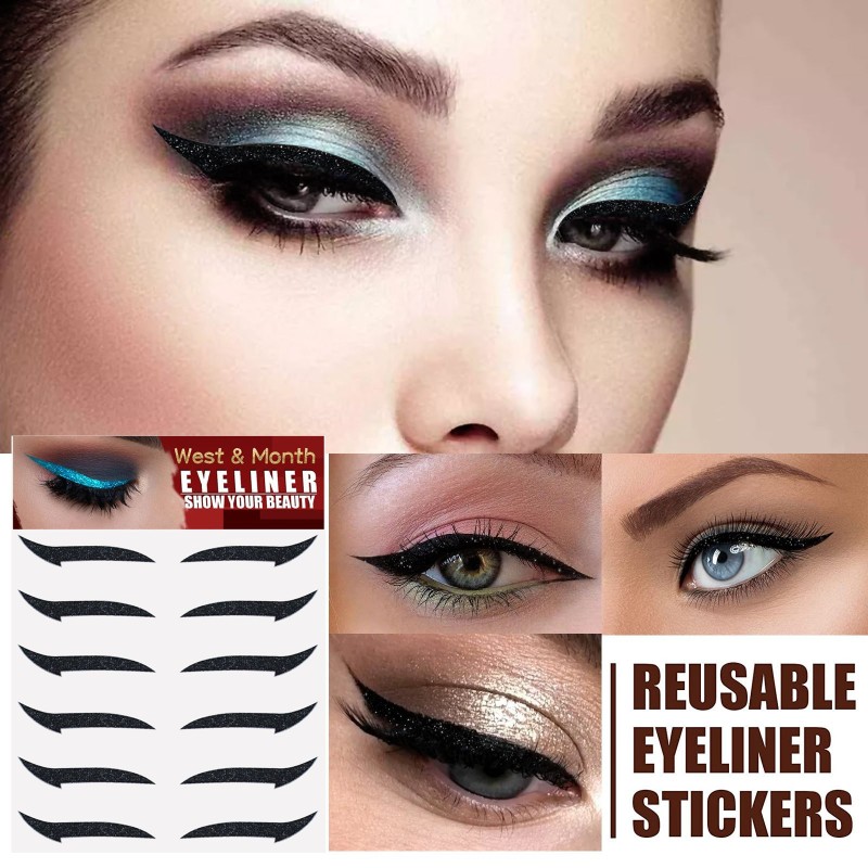 Eyeliner Sticker Supplier - Reusable 6 Pairs