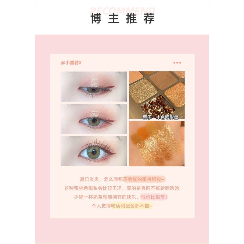 Eyeshadow Palette Manufacturer - 20 Colors Chestnut