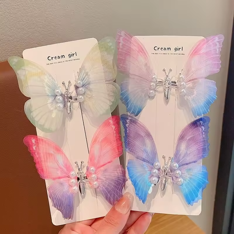 Hair Clip Supplier - Gradient Butterfly