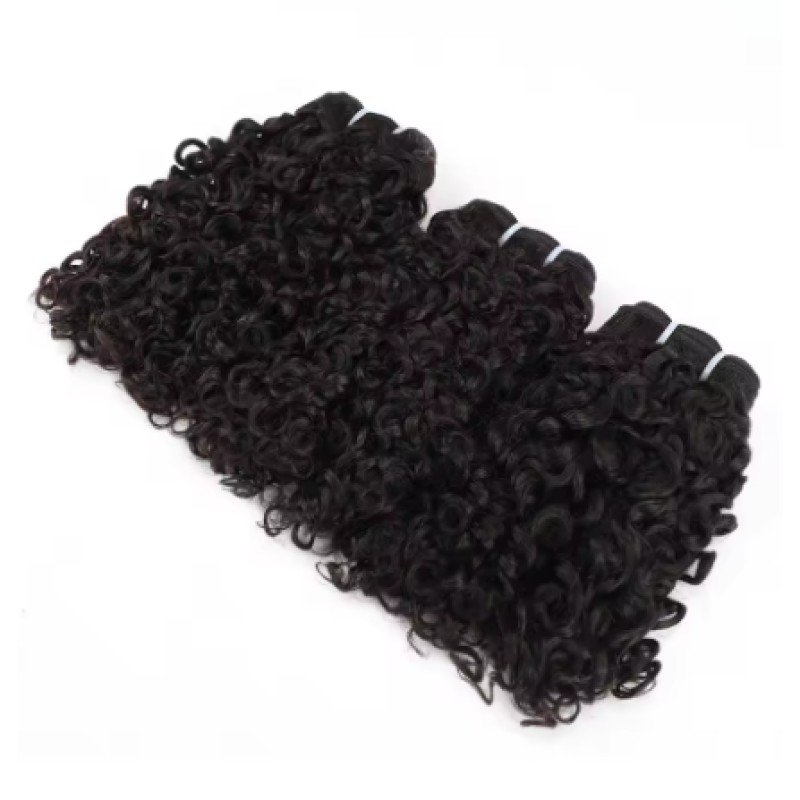 Curly Hair Bundles Supplier - Double Wefts Machine