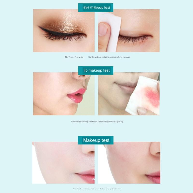 Makeup Remover Towel Factory - 60 Sheet Portable