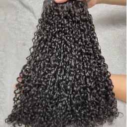 Curly Hair Bundles Supplier - Double Wefts Machine