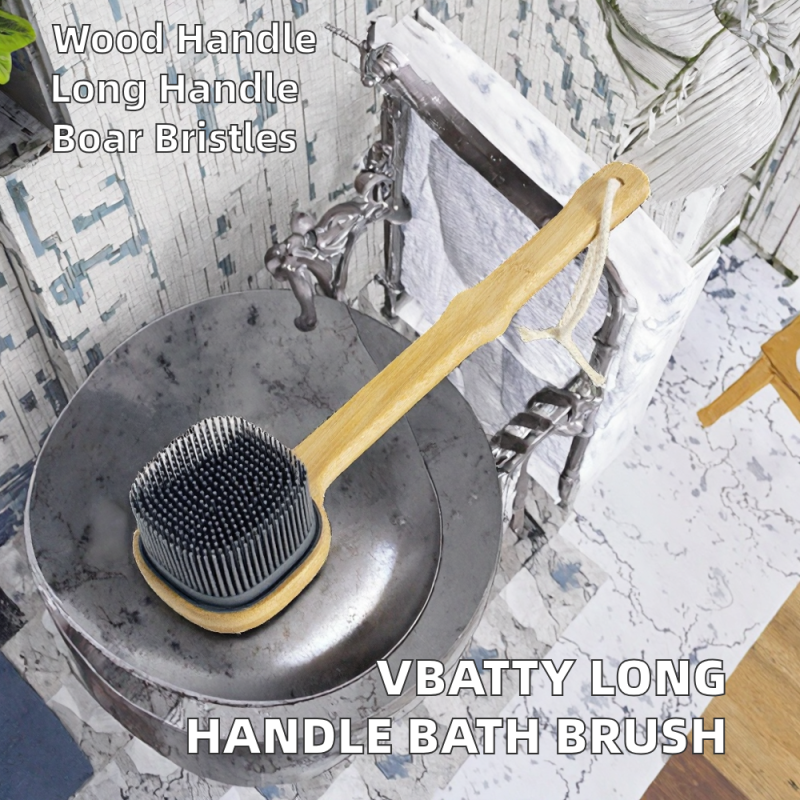 Bath Brush Supplier - Boar Bristle Wooden