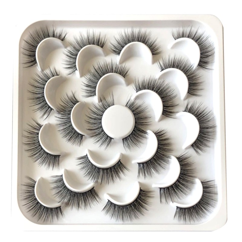 False Eyelashes Supplier - 25mm Wispy Short