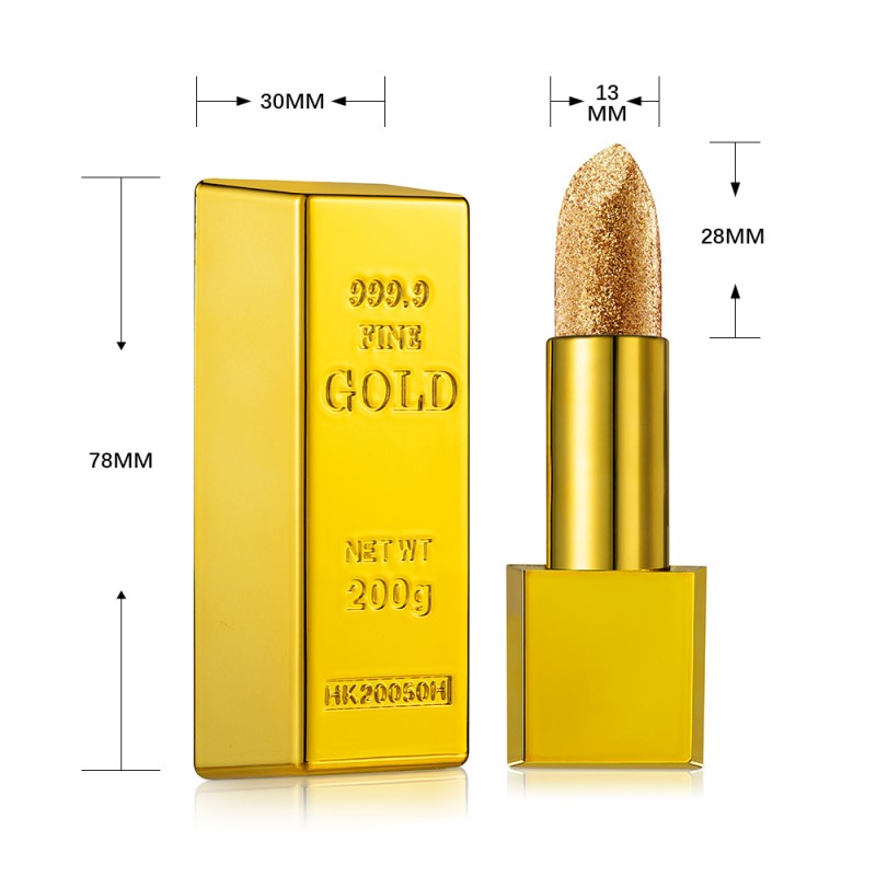 Gold Foil Lipstick Factory - 6 Colors Custom