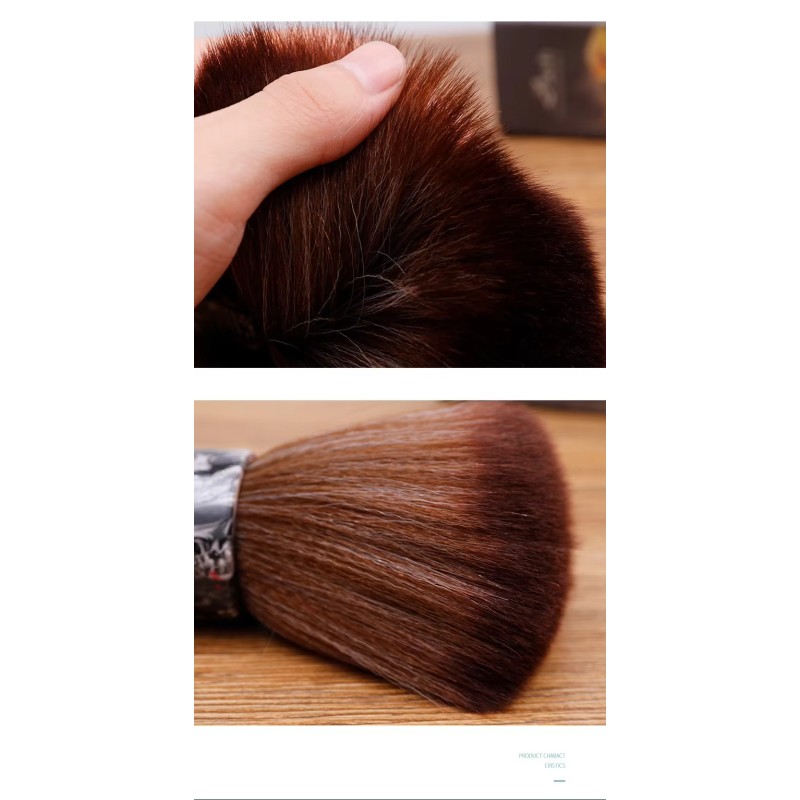 Barber Brush Factory - Wooden Handle Large