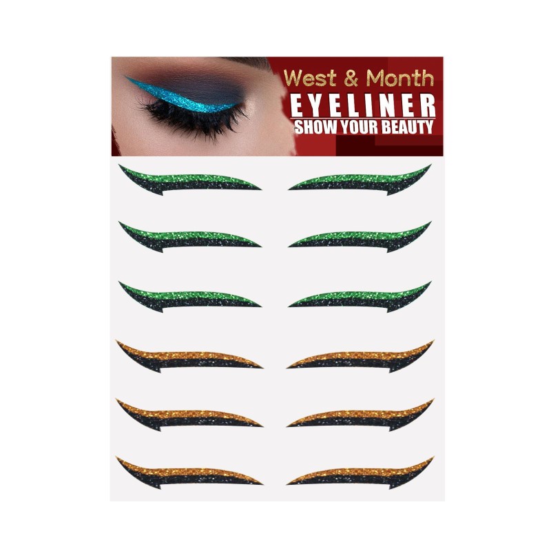 Eyeliner Sticker Supplier - Reusable 6 Pairs