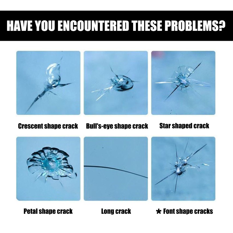 Glass Repair Fluid Factory - Windshield Crack Set