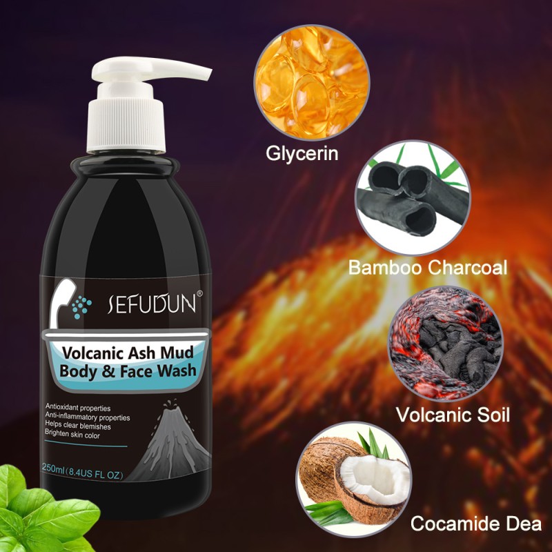 Shower Gel Supplier - Volcanic Ash Cleansing