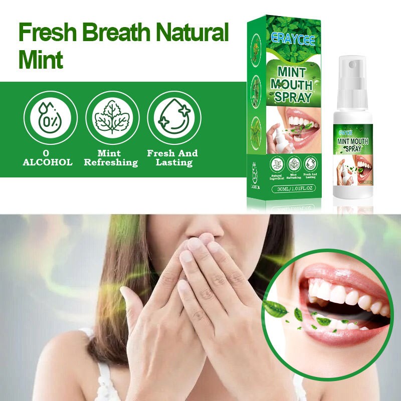 Mouth Spray Factory - Mint Flavor Portable