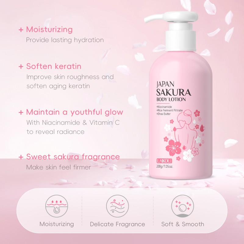 Body Lotion Manufacturer - SAKURA Whitening