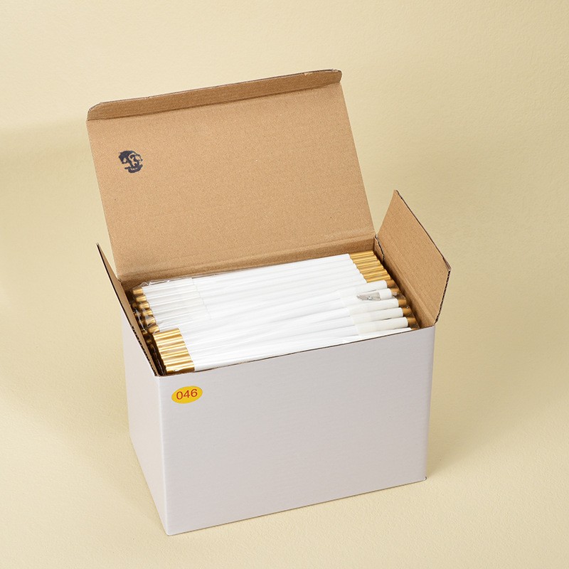 Wooden Eyebrow Pencil Manufacturer - 4 Colors With Sharpener