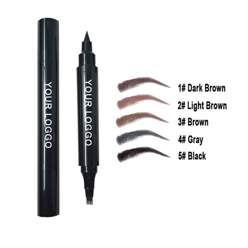 Fork Eyebrow Pencil Supplier - 2 in 1 Vegan Eyeliner