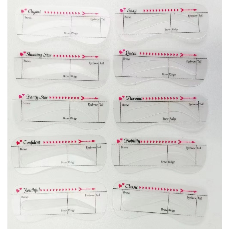 Eyebrow Stamp Kit Supplier - Custom Logo 3D Stencil