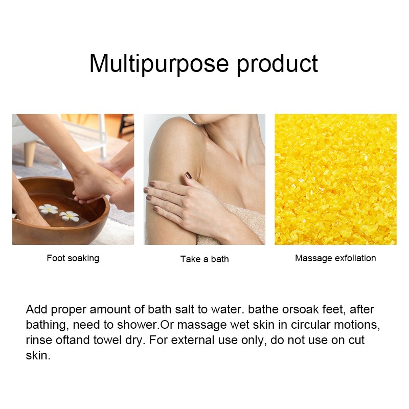 Epsom Bath Salt Supplier - Custom Lemon Scent Women