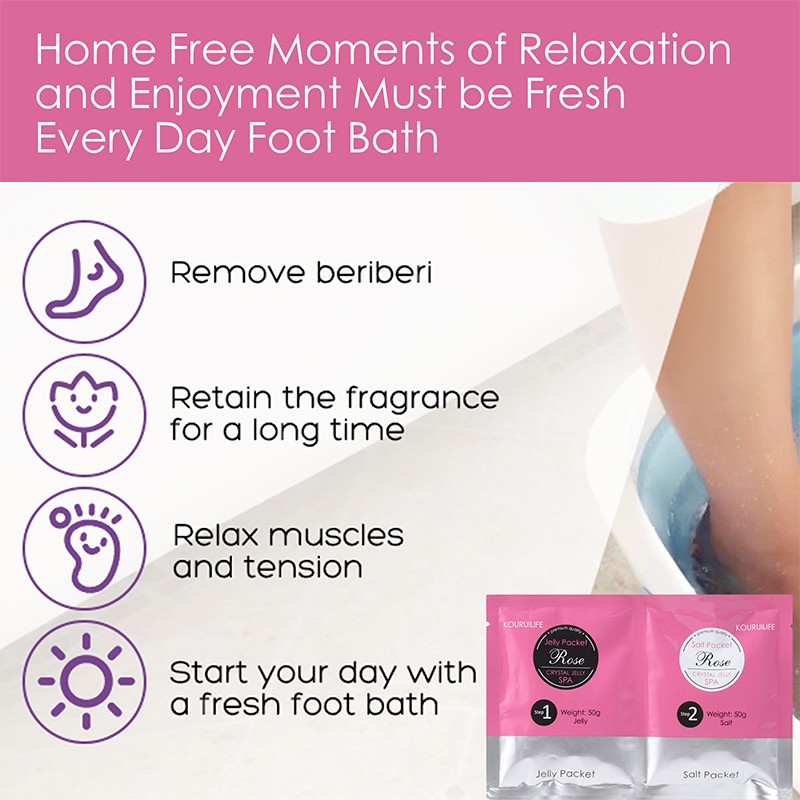 Foot Bath Set Supplier - Crystal Jelly Therapy