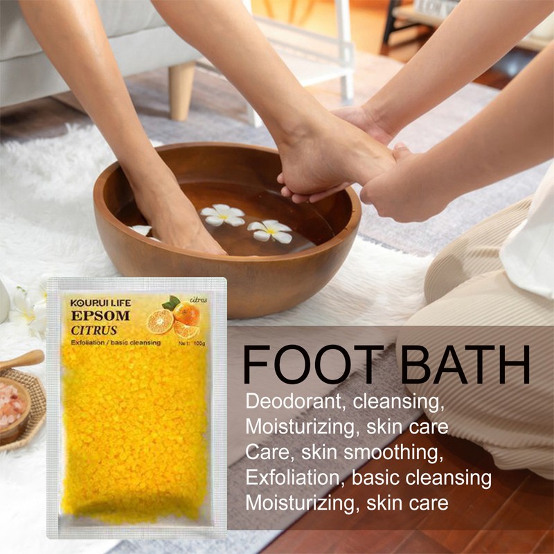 Epsom Bath Salt Supplier - Custom Lemon Scent Women