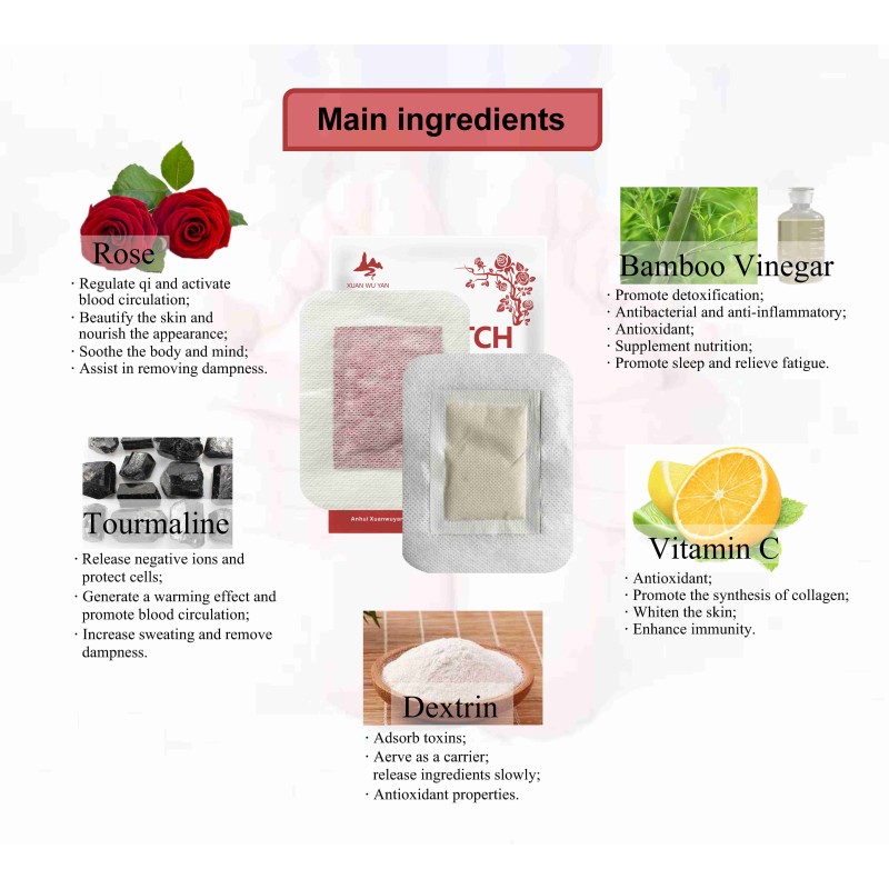 Detox Foot Patch Factory - Quick Effect Bamboo Vinegar Sleep Improvement