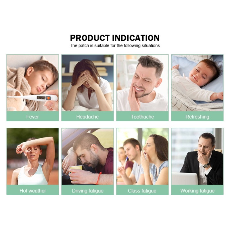 Cooling Adhesive Patch Factory - Long Lasting Fever Relief Gel